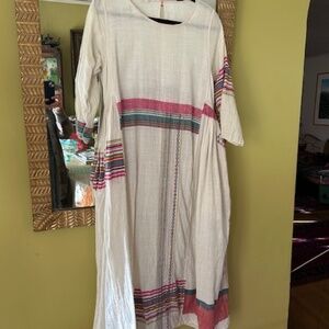 Colorful Injiri Cotton Dress - large